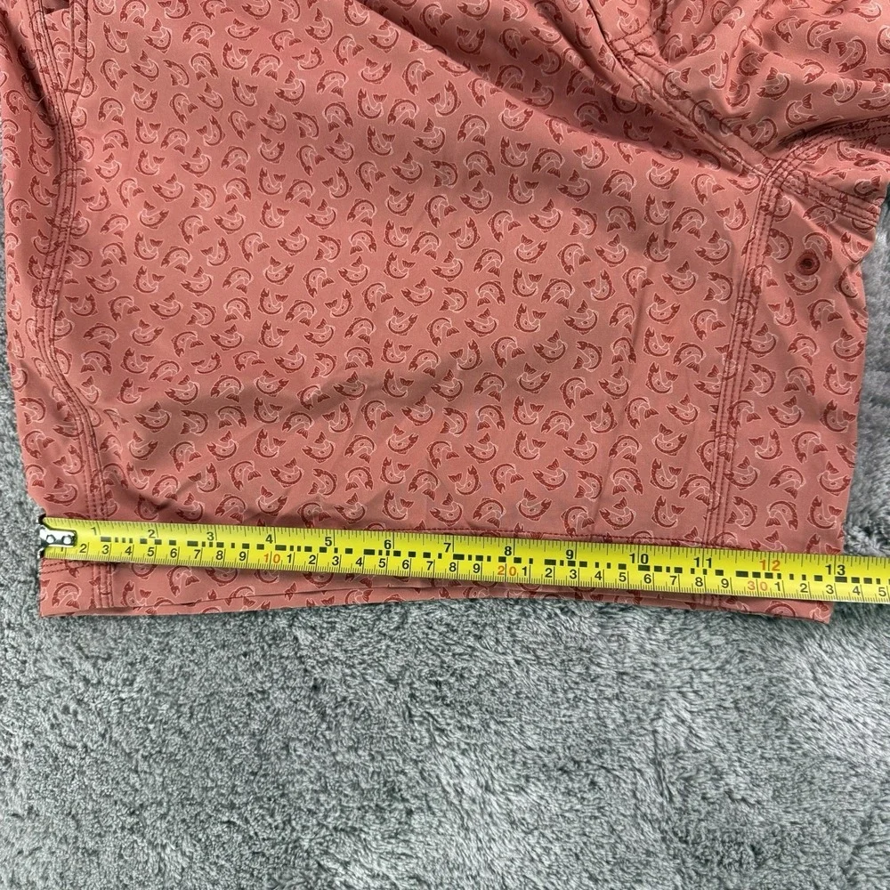 GenTeal Marina Performance Swim Trunks Mens XL Trout Print Lined Shorts NWT $89
